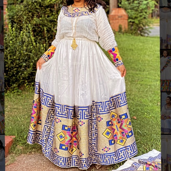 Ethiopian traditional dress/kamis - Picture 1 of 4